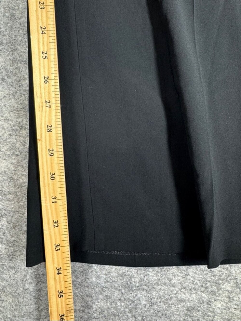 Marina Rinaldi Wide Leg Pants Black Italian Designer Size 23 Quiet Luxury Plus - Picture 5 of 16